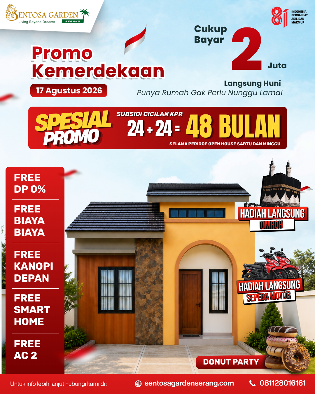 Promo Kemerdekaan Sentosa Garden 2